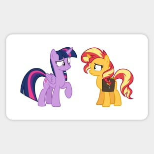 Pony Twilight and Sunset 1 Sticker